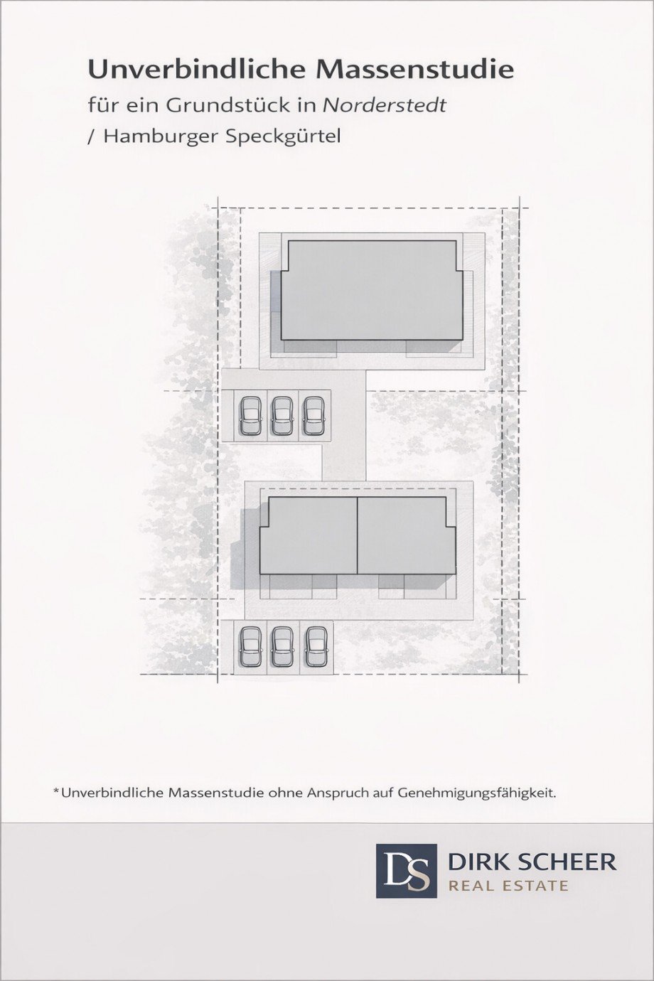 Unverbindliche Massenstudie f�r Norderstedt Wohngrundst�ck Norderstedt