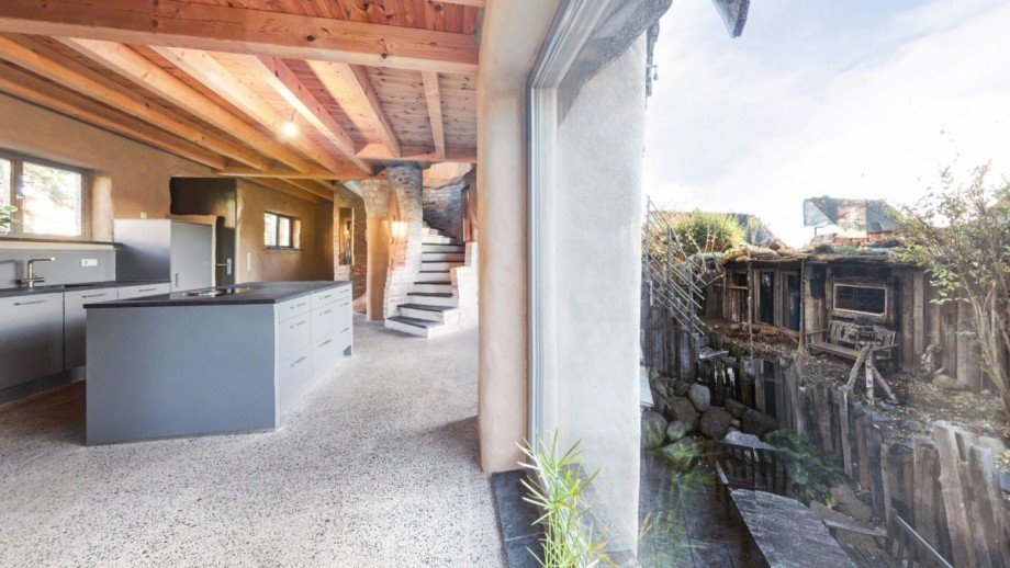 Flur_zur_T�r_Terrasse___Aussenanlage Einfamilienhaus L�beck