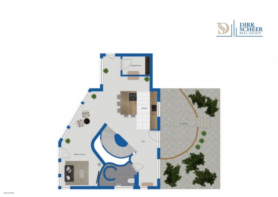 Au�enbereich Einfamilienhaus L�beck